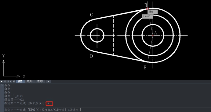 CAD查詢直線與弧線總長實例 CAD查詢直線與弧線總長實例