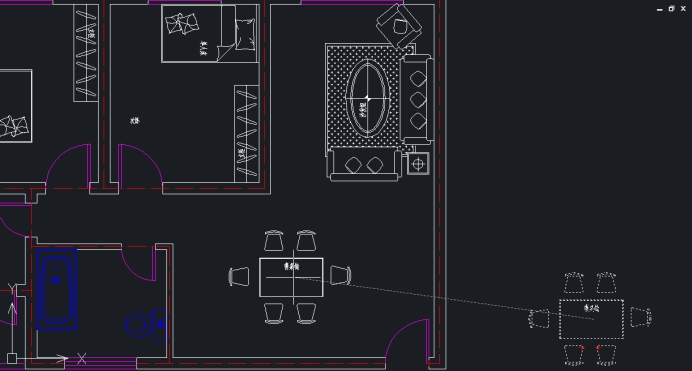 CAD如何使用MOVE命令改變對象的位置 CAD如何使用MOVE命令改變對象的位置