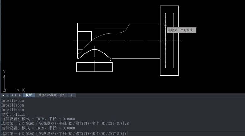 CAD如何繪制兩條平行線間的倒圓角 CAD如何繪制兩條平行線間的倒圓角