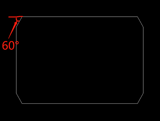 CAD如何用指定角度的方式建立倒角 CAD如何用指定角度的方式建立倒角