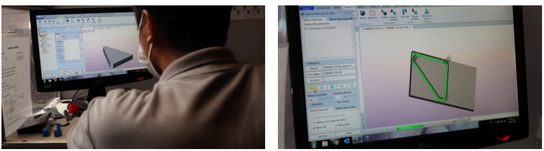 編程人員正在使用中望3D生成刀具路徑 編程人員正在使用中望3D生成刀具路徑